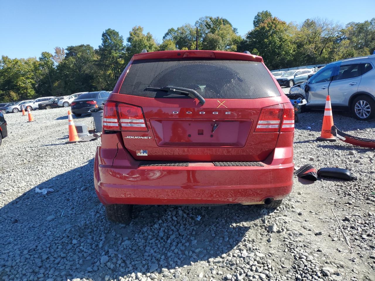 2018 Dodge Journey Se VIN: 3C4PDCAB7JT309876 Lot: 75489634