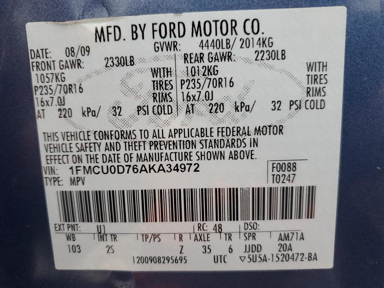 2010 Ford Escape - Image 13