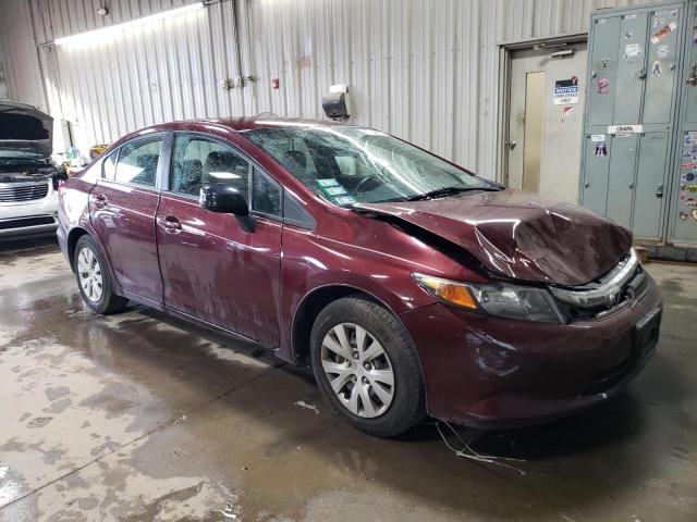  HONDA CIVIC 2012 Maroon