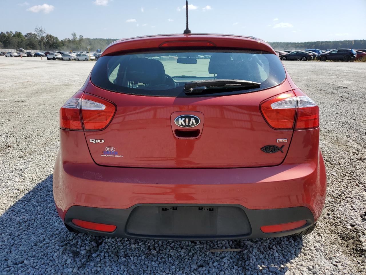 2014 Kia Rio Lx VIN: KNADM5A35E6356053 Lot: 74982134