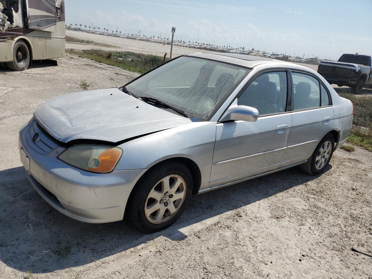 2003 Honda Civic Ex VIN: 2HGES26763H605951 Lot: 76404424