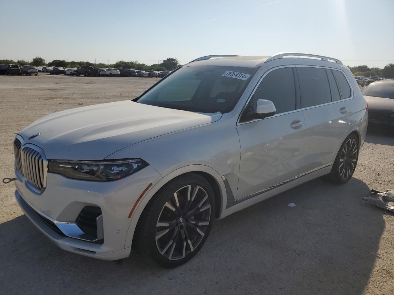 2020 BMW X7 xDrive40I VIN: 5UXCW2C02L0E74976 Lot: 75924514