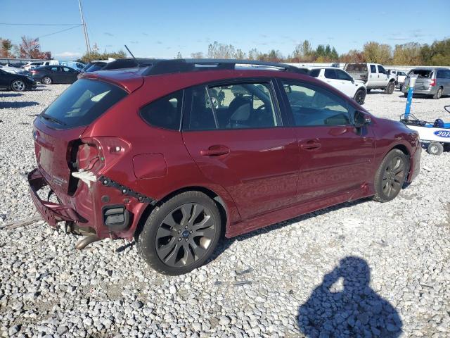  SUBARU IMPREZA 2015 Burgundy