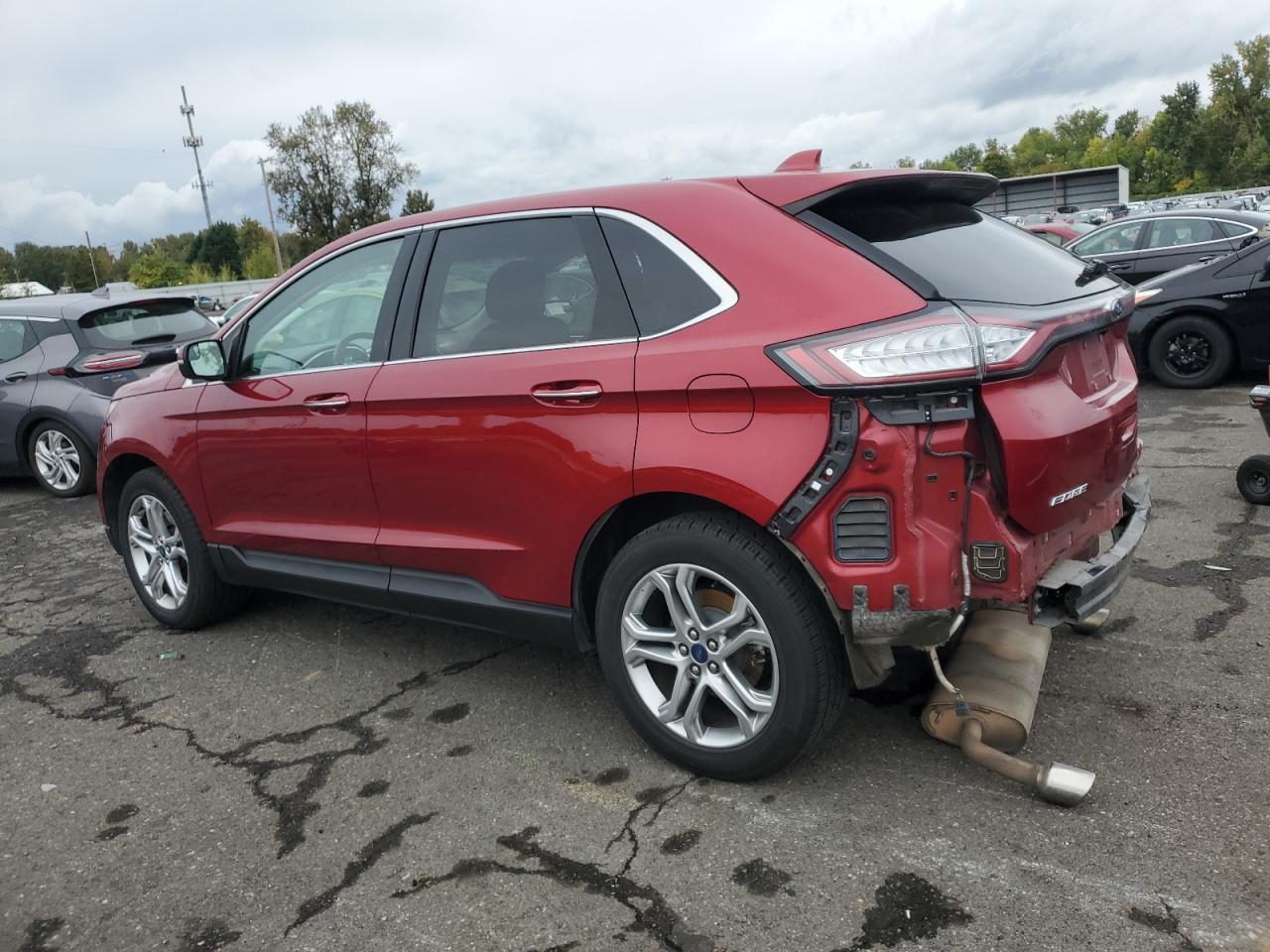 2018 Ford Edge Titanium VIN: 2FMPK4K99JBB43696 Lot: 75559924