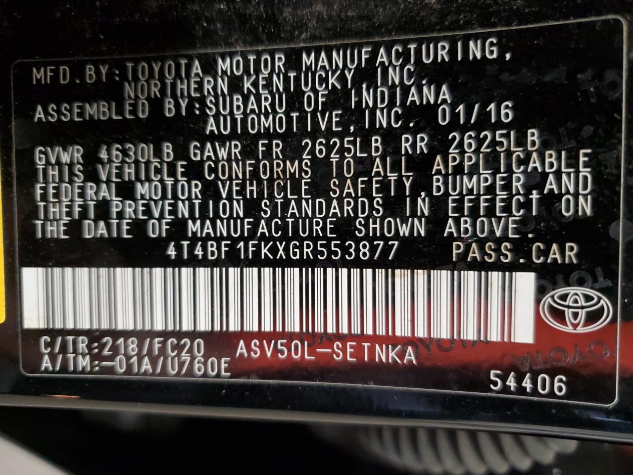 2016 Toyota Camry - Image 14