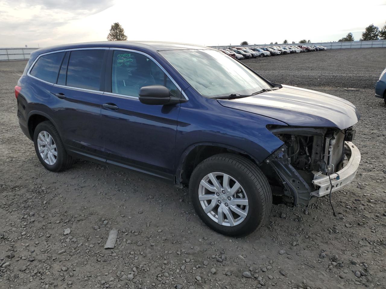 2019 Honda Pilot Lx VIN: 5FNYF6H1XKB037708 Lot: 77370794