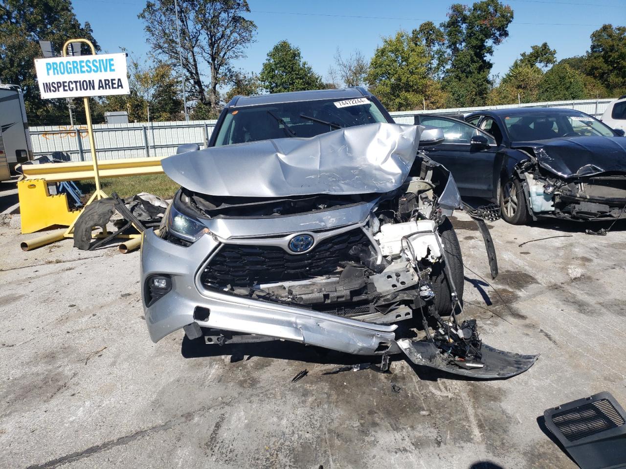 2021 Toyota Highlander Hybrid Xle VIN: 5TDHBRCH5MS533550 Lot: 74472244