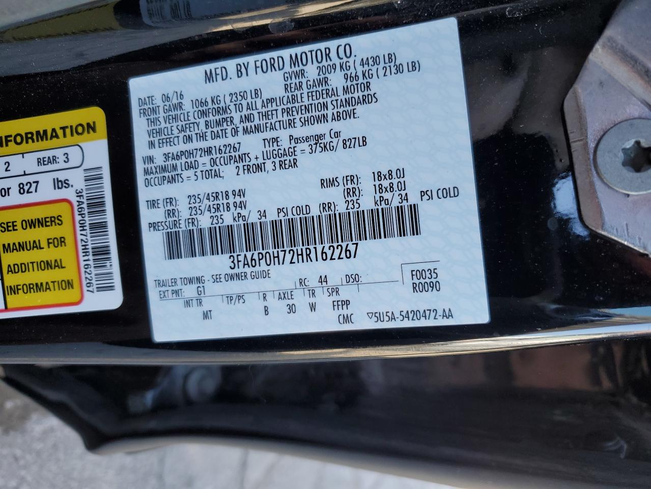 2017 Ford Fusion - Image 12