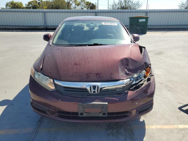  HONDA CIVIC 2012 Burgundy