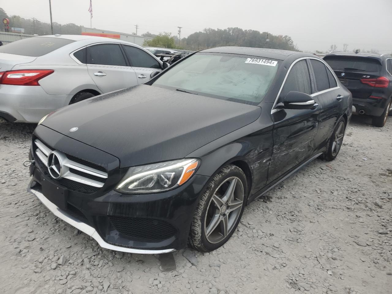 VIN 55SWF4KB6FU028537 2015 MERCEDES-BENZ C-CLASS no.1