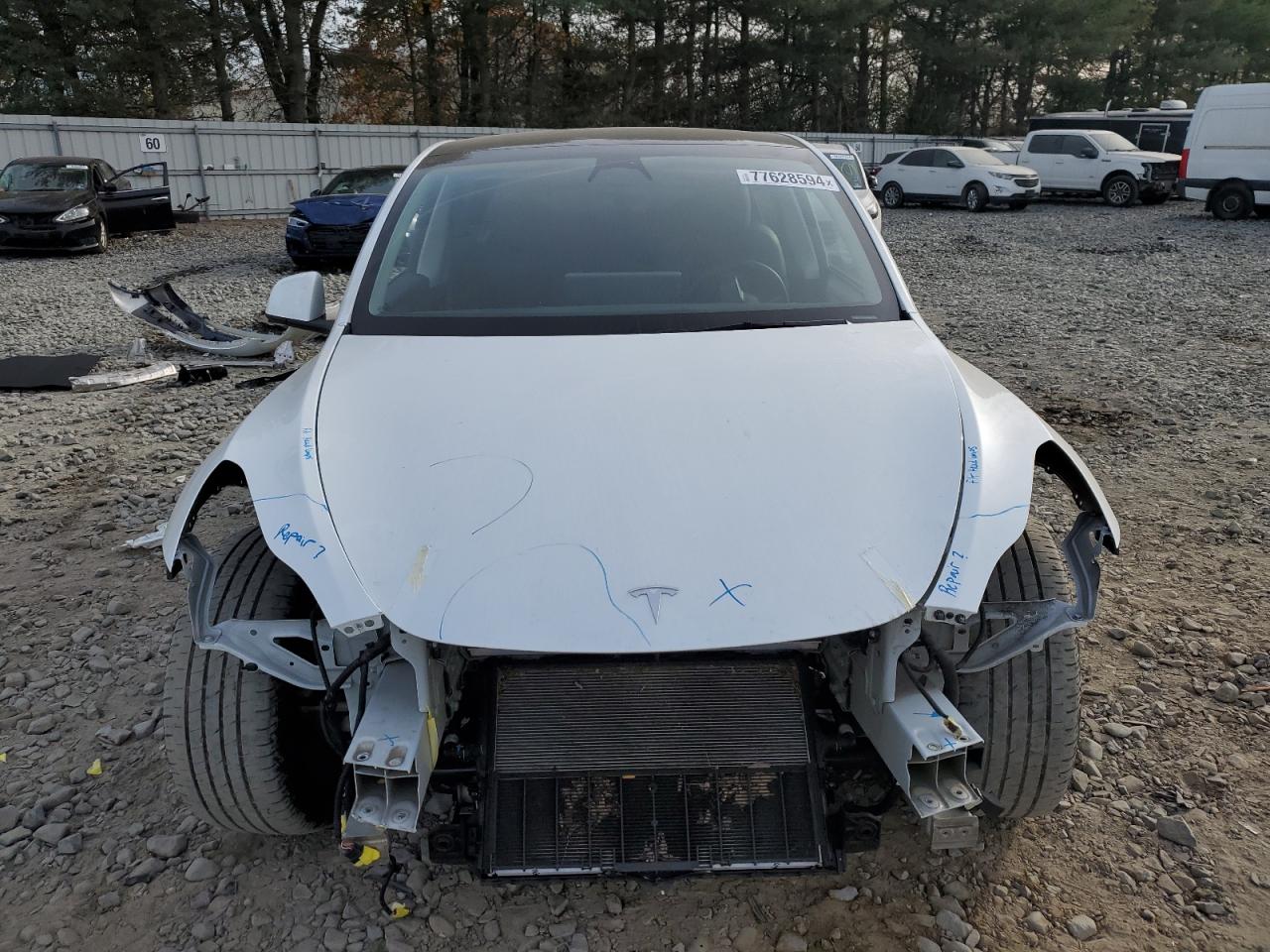 VIN 7SAYGDEE8NA010522 2022 TESLA MODEL Y no.5