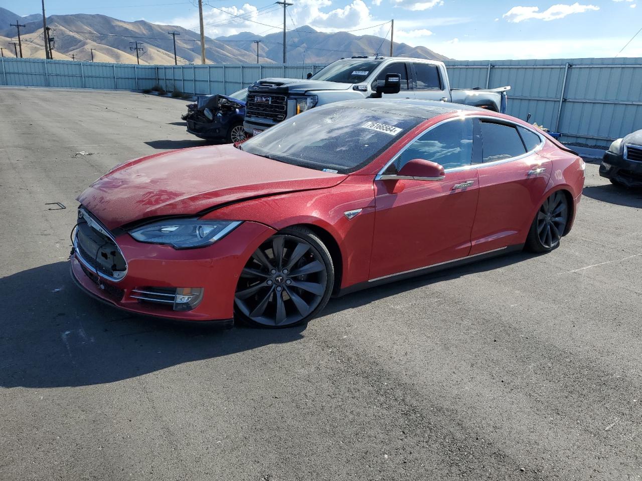 VIN 5YJSA1H17EFP53123 2014 TESLA MODEL S no.1