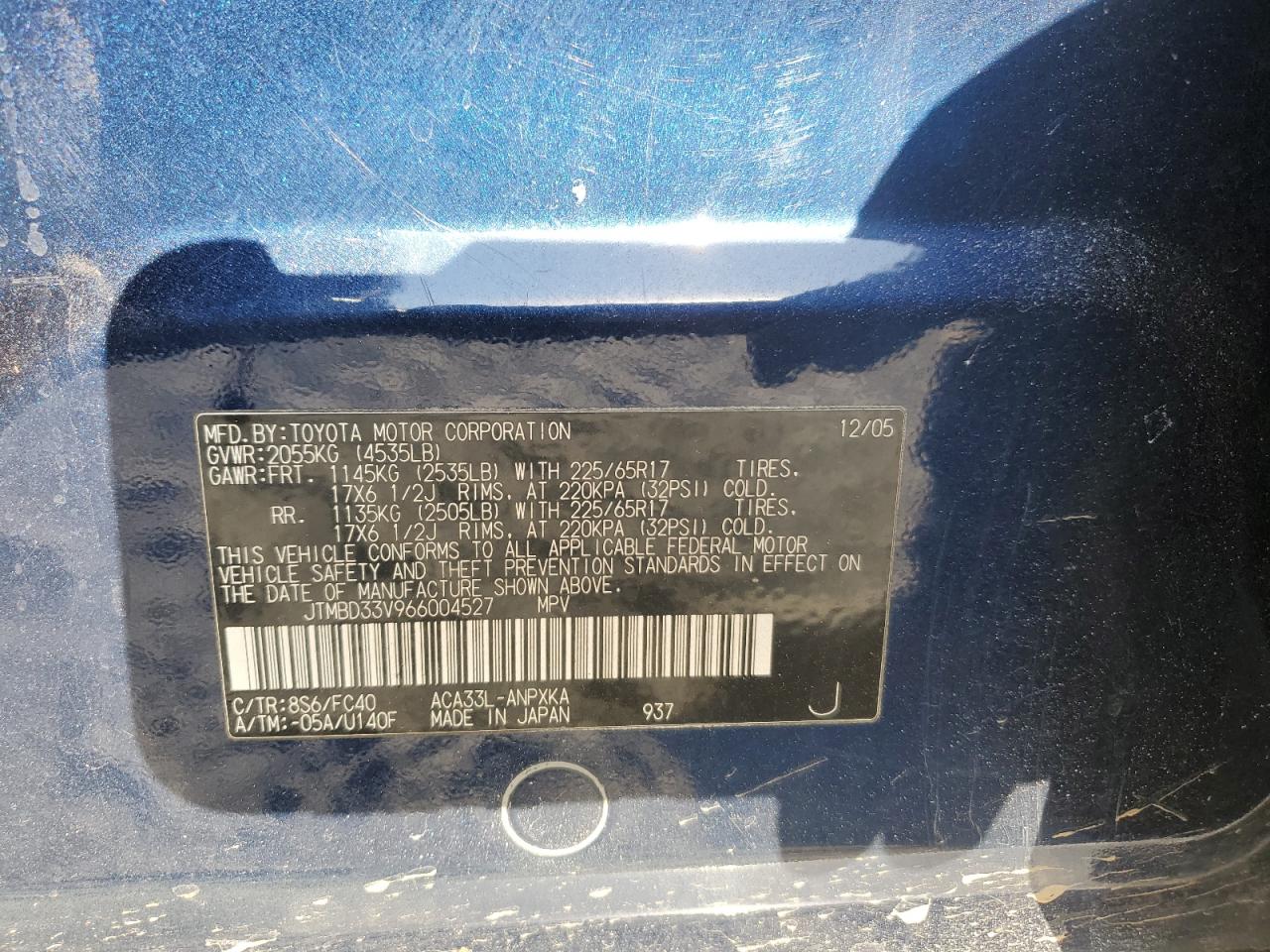 2006 Toyota RAV 4 - Image 13
