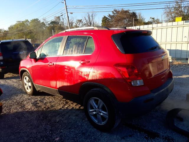  CHEVROLET TRAX 2015 Красный