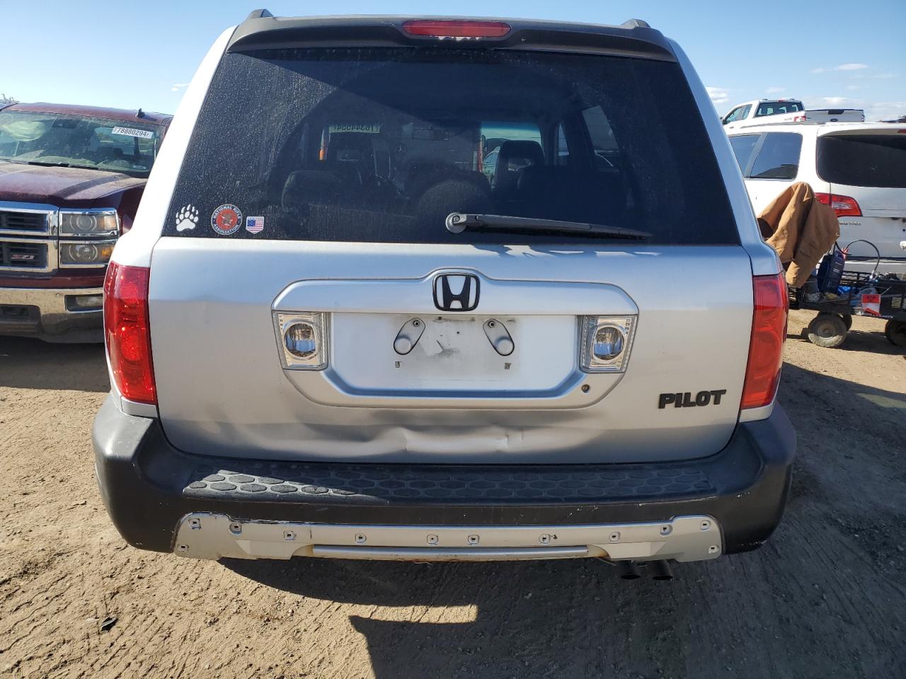 2004 Honda Pilot Exl VIN: 2HKYF18764H591968 Lot: 76344554