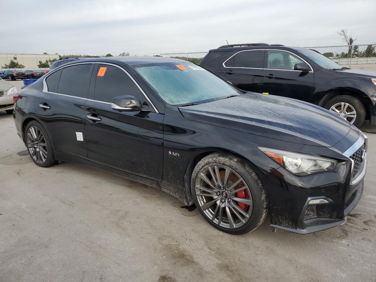 2018 Infiniti Q50 Red Sport 400 VIN: JN1FV7AP3JM460816 Lot: 77815324