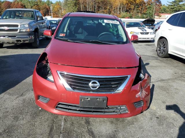 Sedans NISSAN VERSA 2012 Red