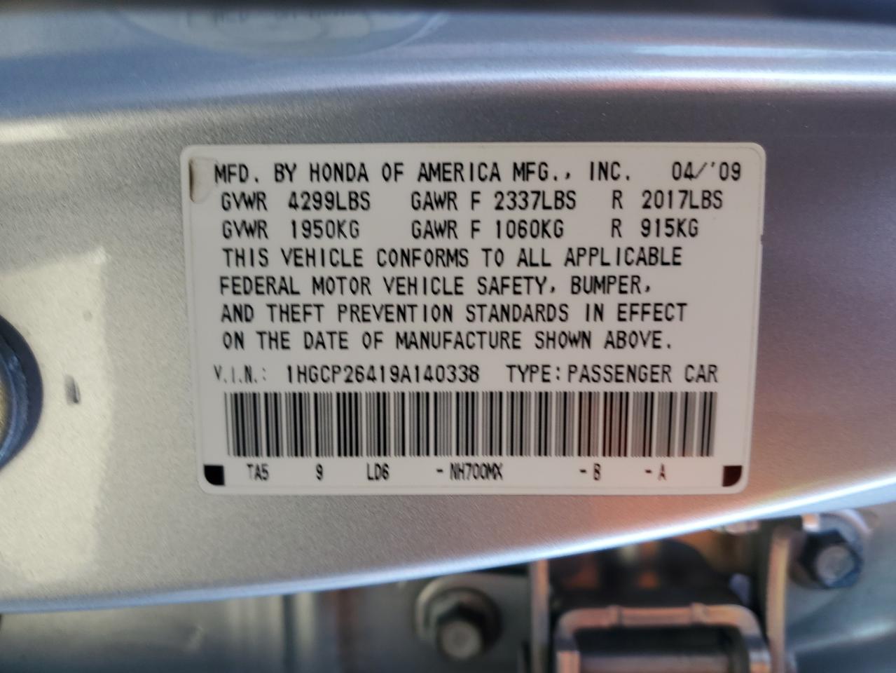 2009 Honda Accord - Image 12