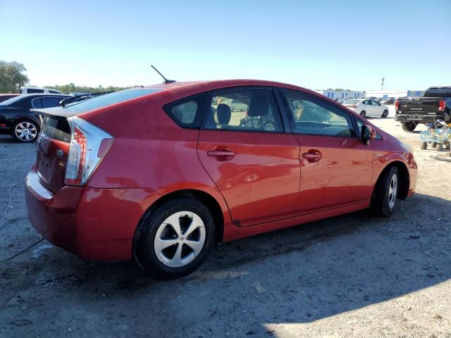  TOYOTA PRIUS 2012 Czerwony