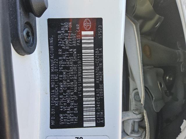 4T1G11AK9NU659711 Toyota Camry SE 13