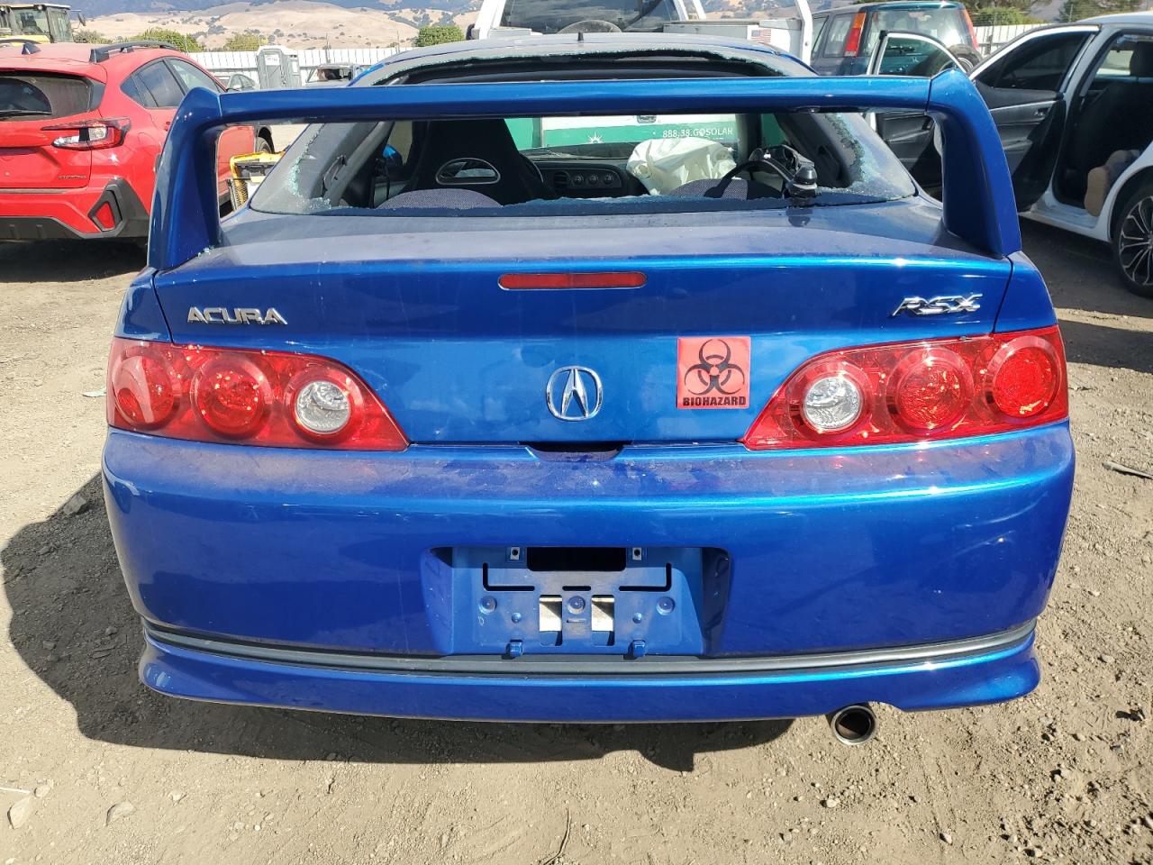 2006 Acura Rsx VIN: JH4DC548X6S011847 Lot: 78095204