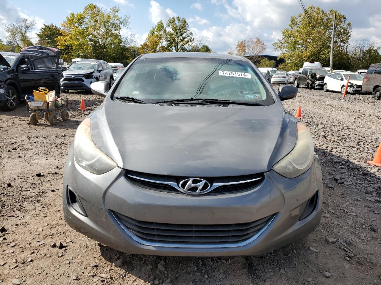 5NPDH4AE5DH197073 2013 Hyundai Elantra Gls