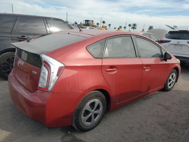  TOYOTA PRIUS 2012 Красный