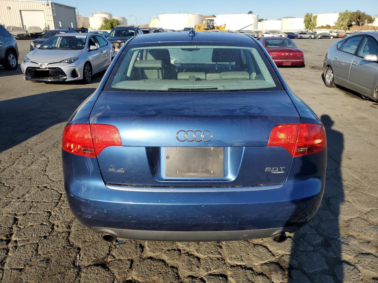 2006 Audi A4 2.0T Quattro VIN: WAUDF78E96A098132 Lot: 75574454