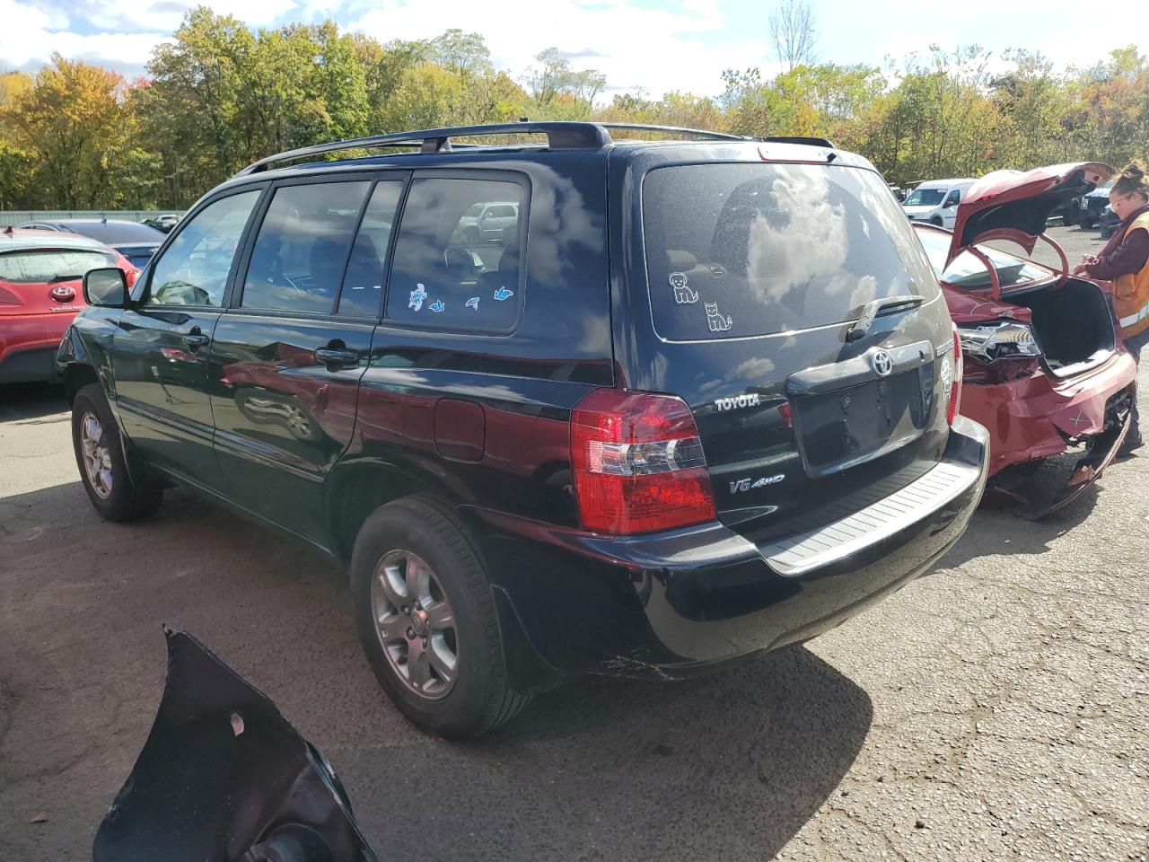 2005 Toyota Highlander Limited VIN: JTEEP21A350113142 Lot: 75006084