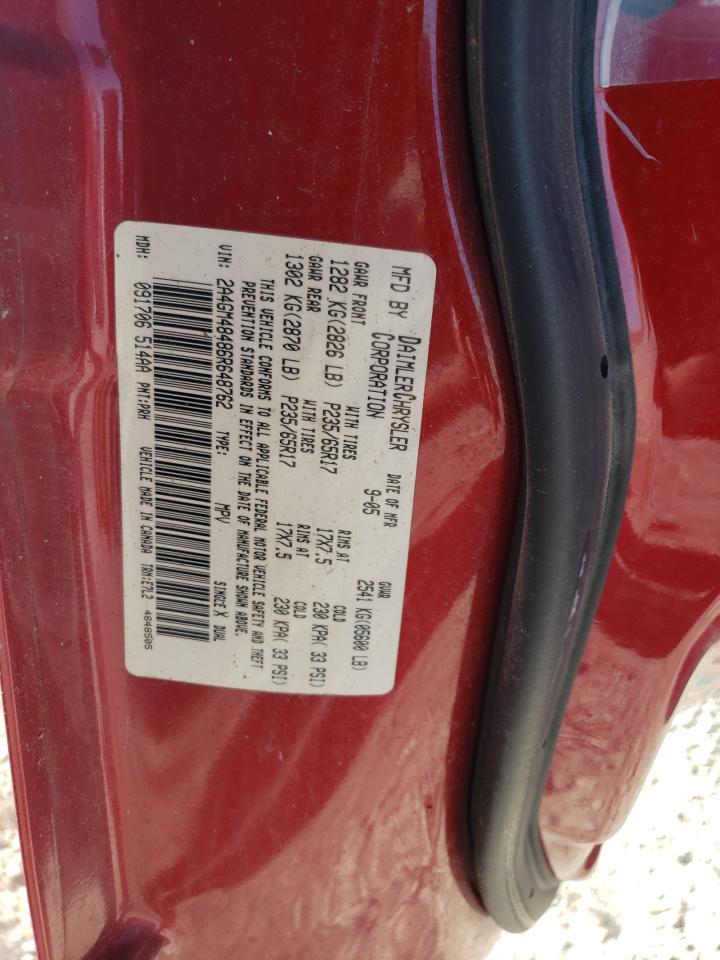 2A4GM48486R648762 2006 Chrysler Pacifica