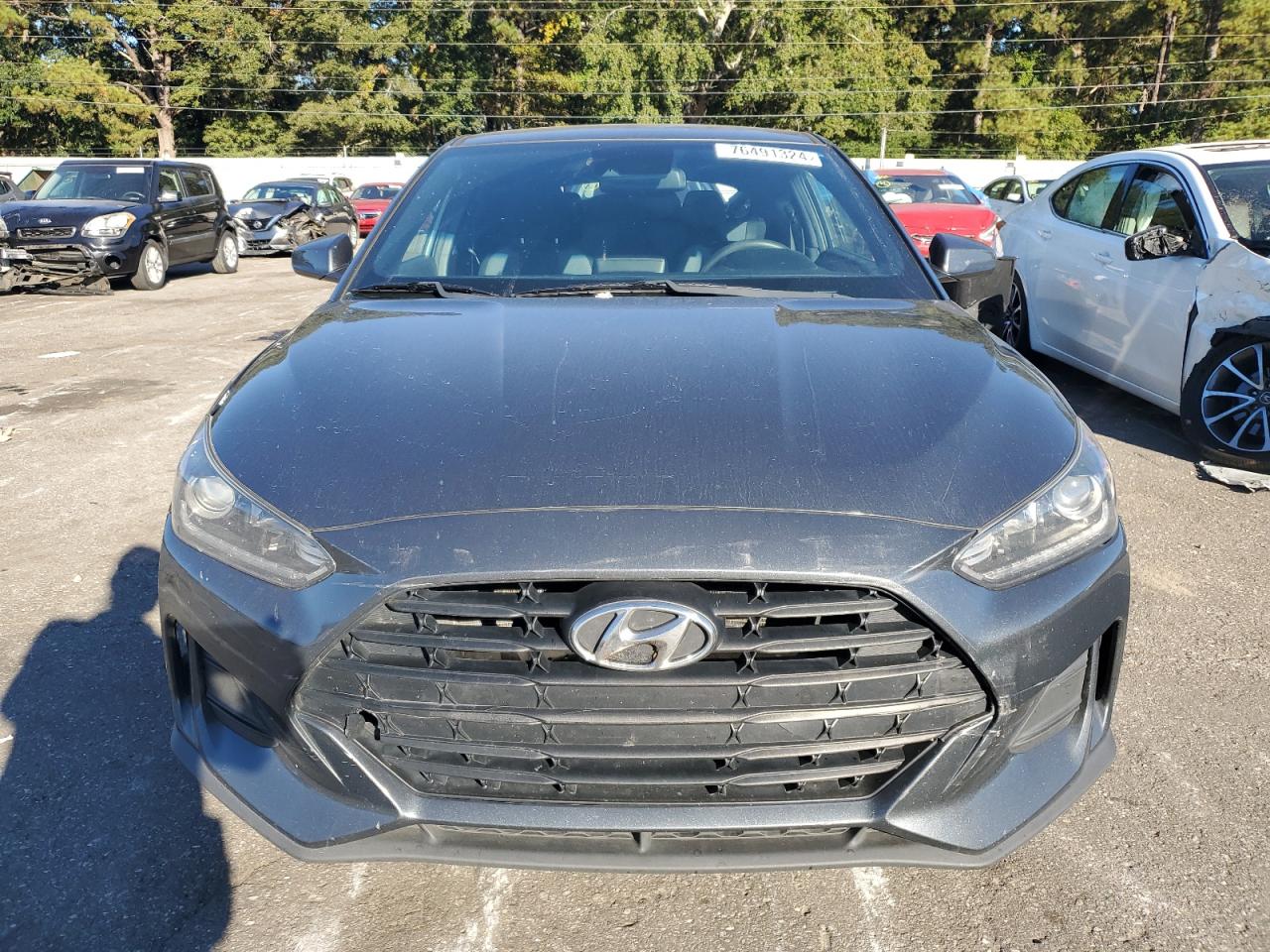 2019 Hyundai Veloster Base VIN: KMHTG6AF1KU019694 Lot: 76491324