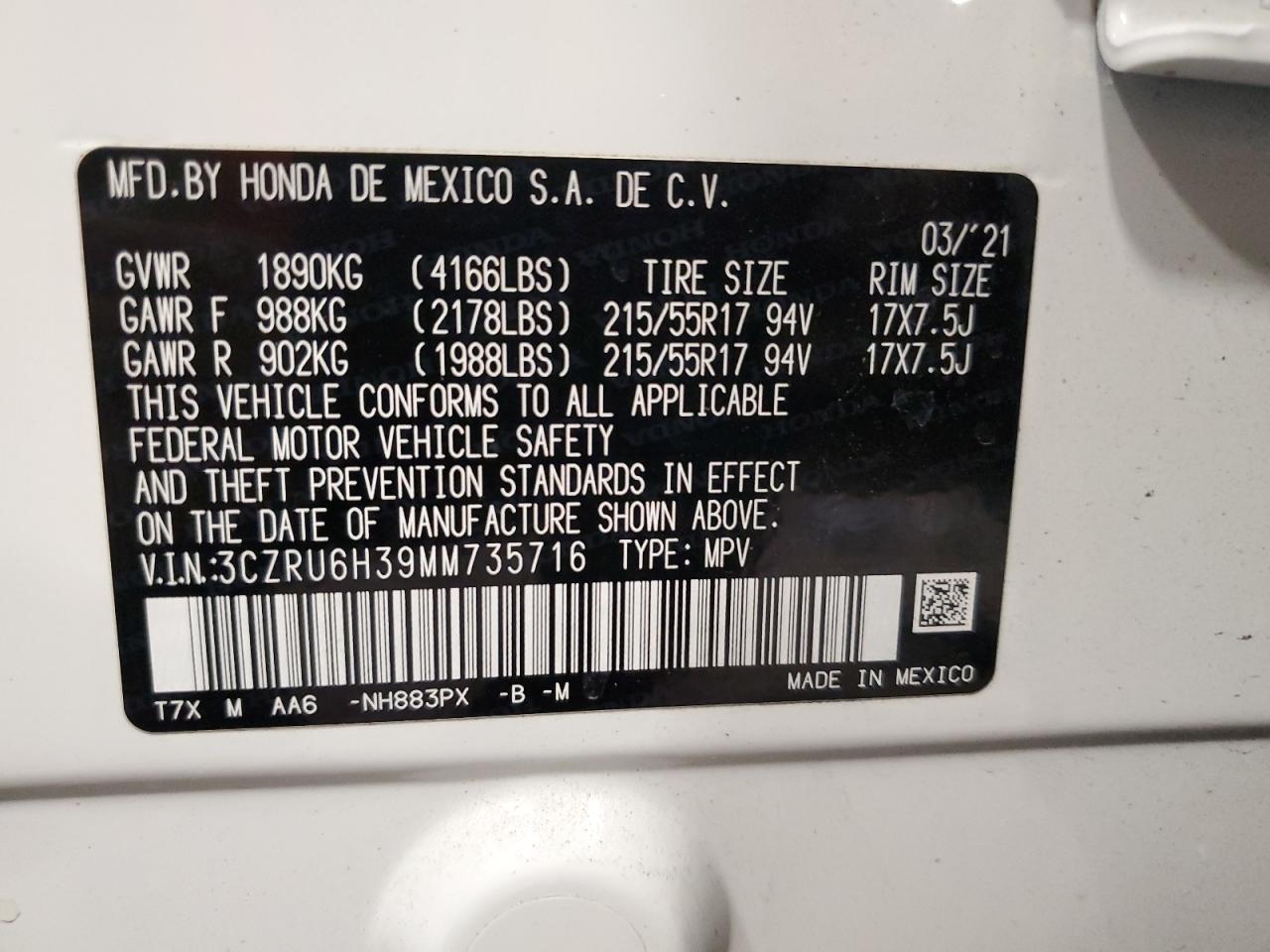 2021 Honda HR-V - Image 13