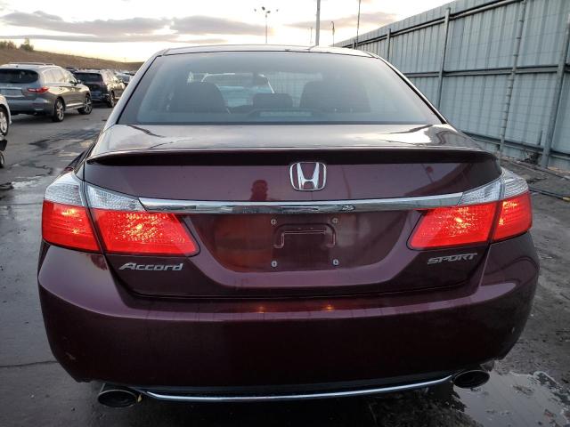  HONDA ACCORD 2015 Бордовый