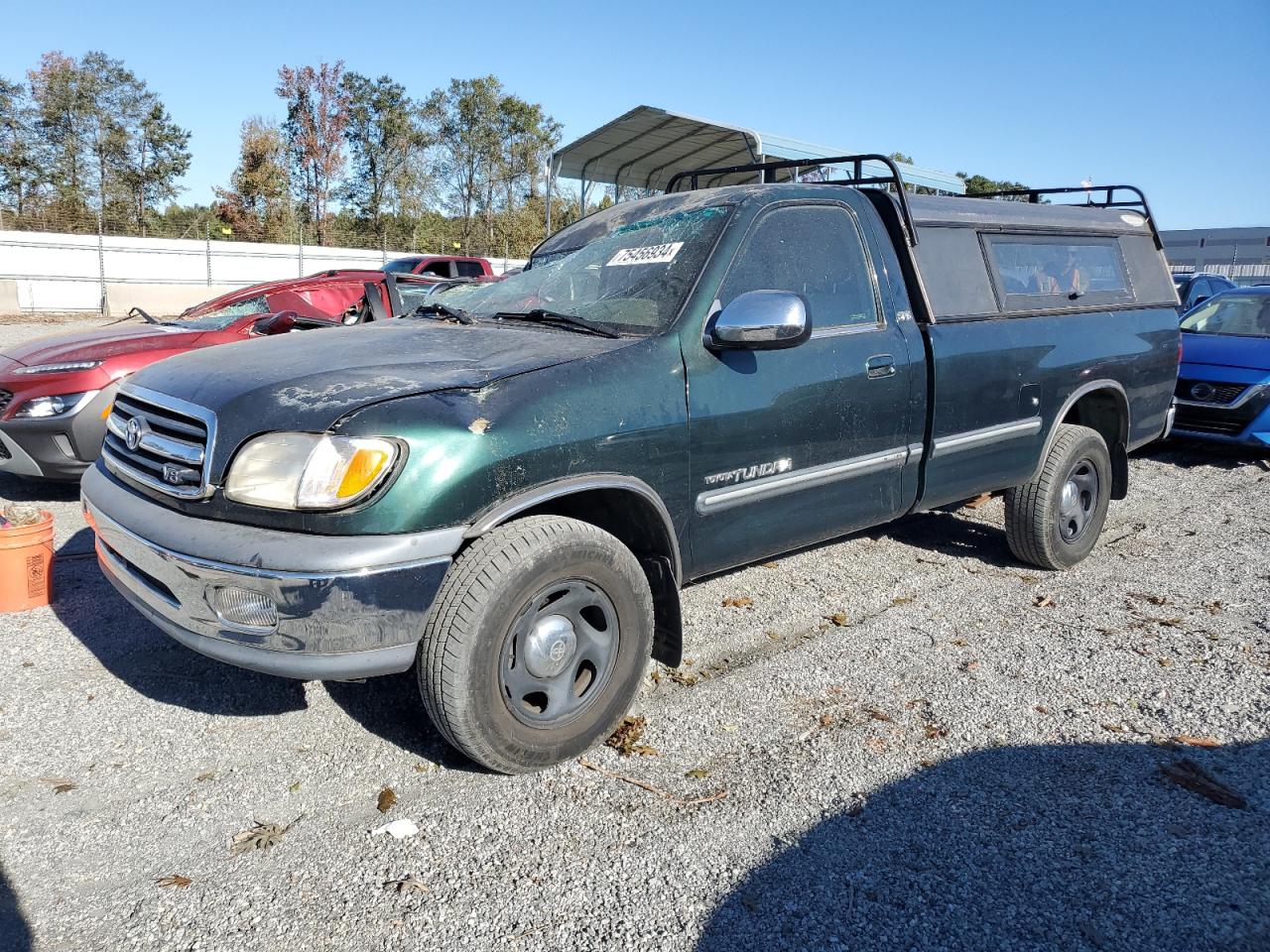 2000 Toyota Tundra Sr5 VIN: 5TBKT4414YS086604 Lot: 75456934