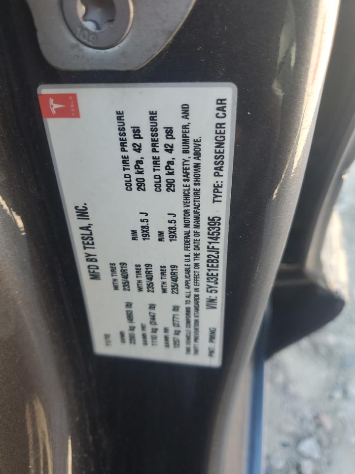 5YJ3E1EB2JF145395 2018 Tesla Model 3