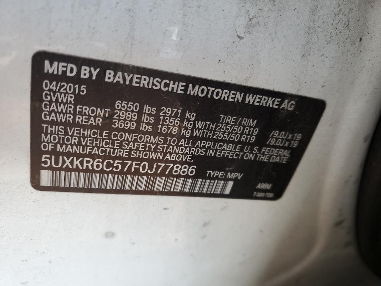 5UXKR6C57F0J77886 2015 BMW X5 - Image 13