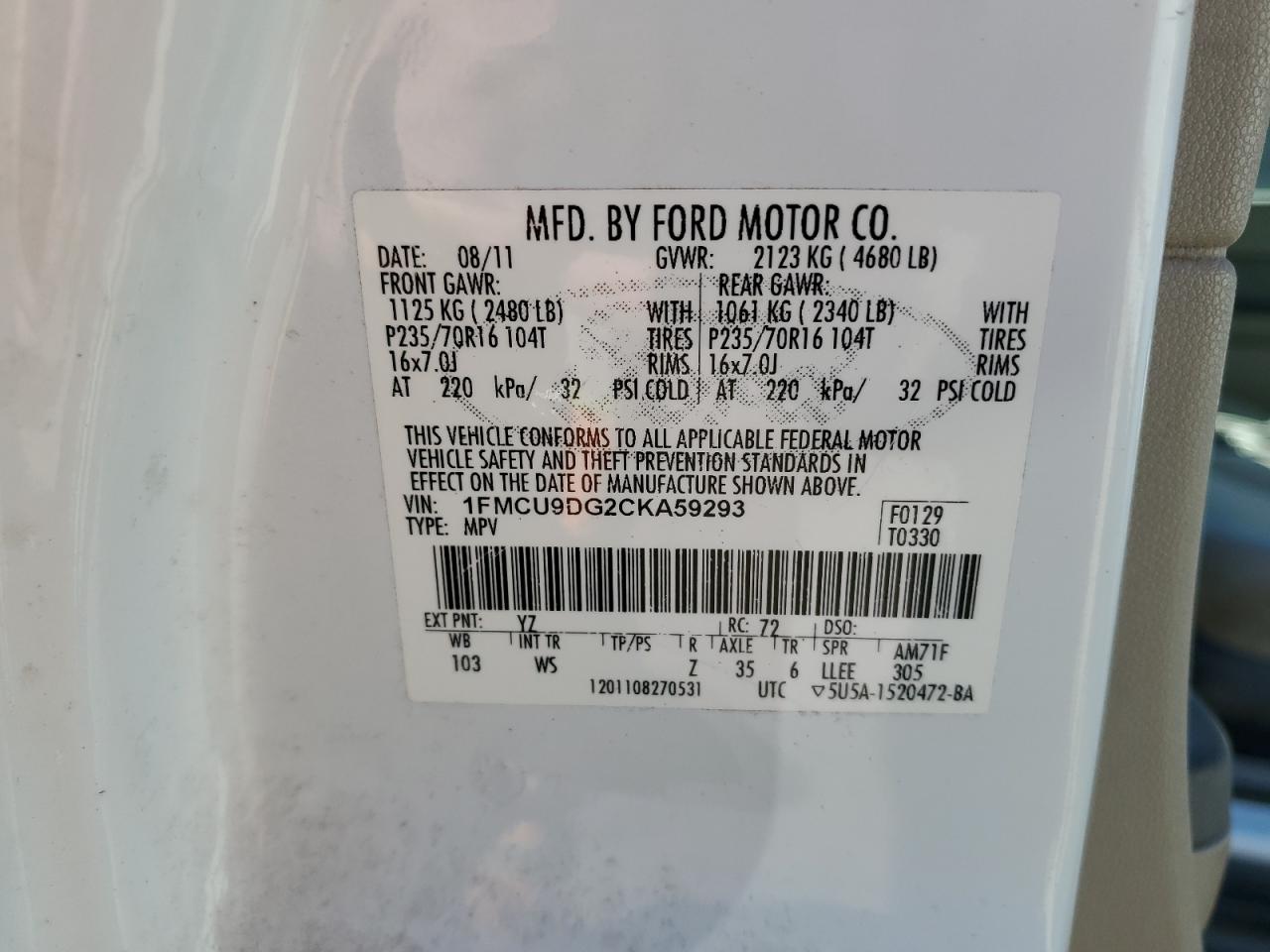 2012 Ford Escape - Image 13
