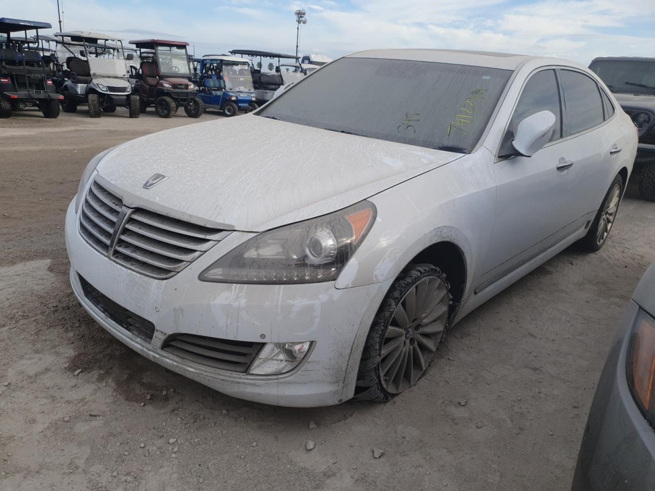 KMHGH4JH2EU090296 2014 Hyundai Equus Signature