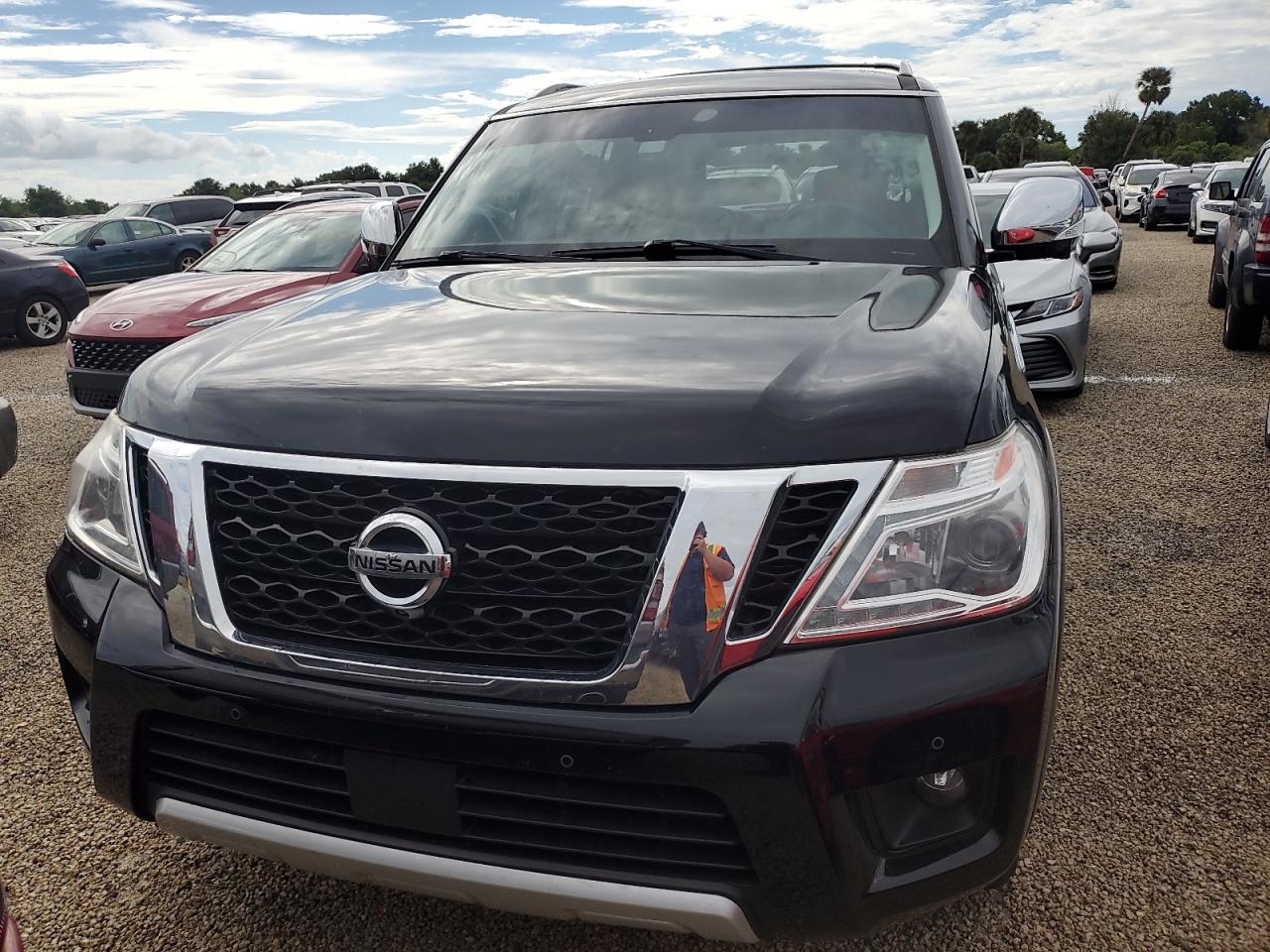 2017 Nissan Armada Platinum VIN: JN8AY2NF2H9304691 Lot: 74143974