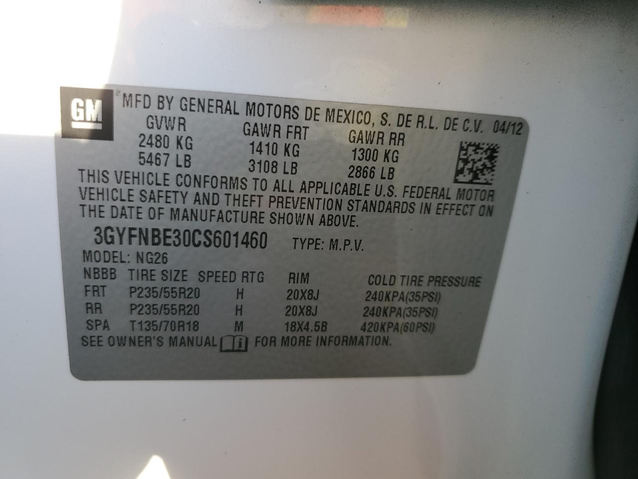 2012 Cadillac SRX - Image 16