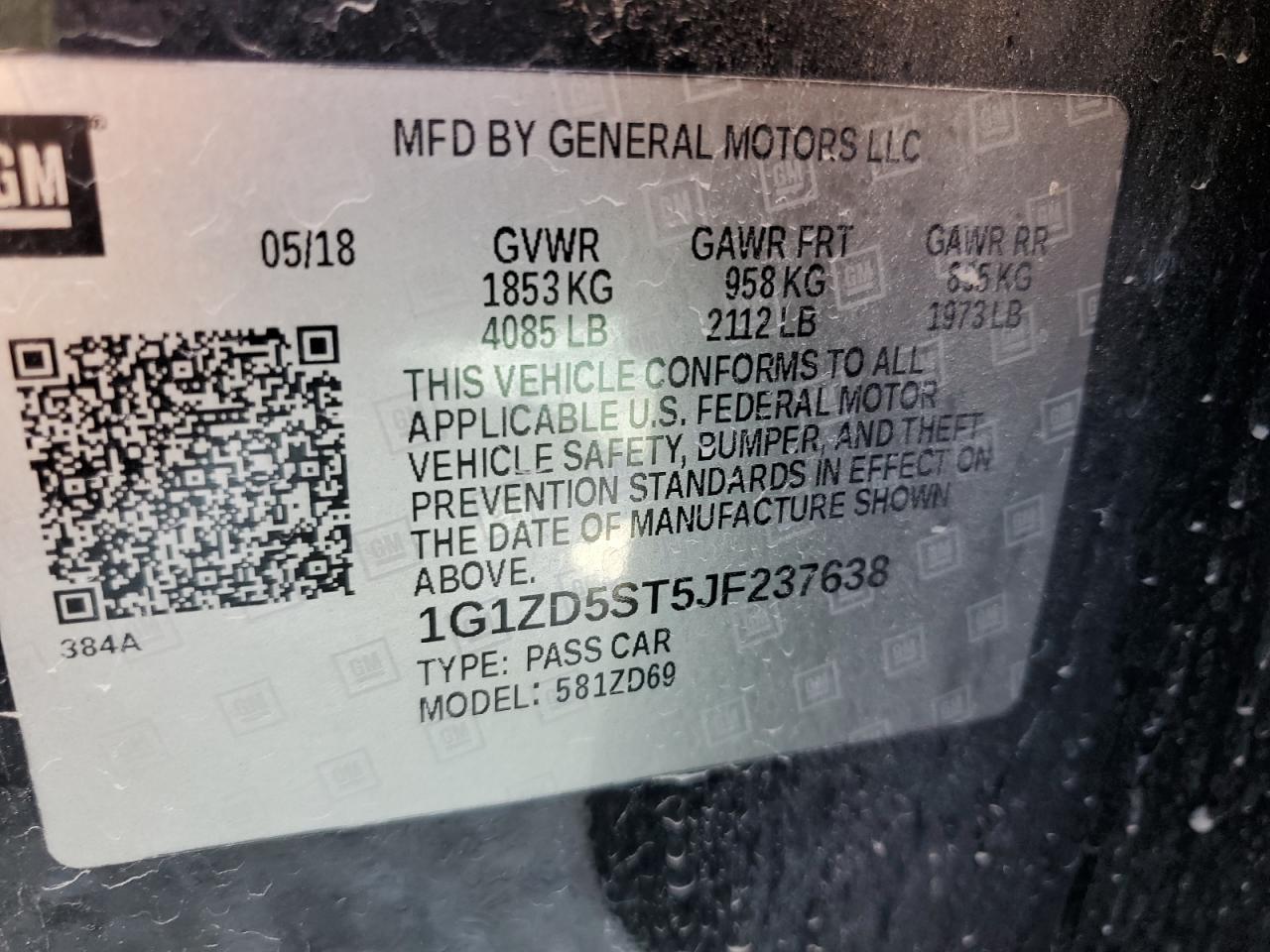 2018 Chevrolet Malibu - Image 12