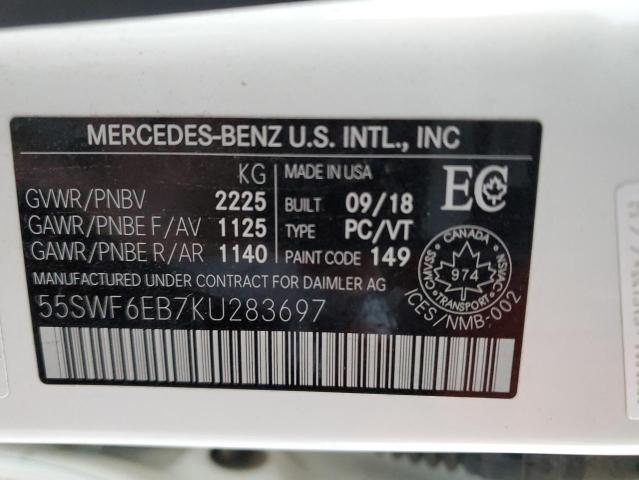 2019 MERCEDES-BENZ C 43 AMG  