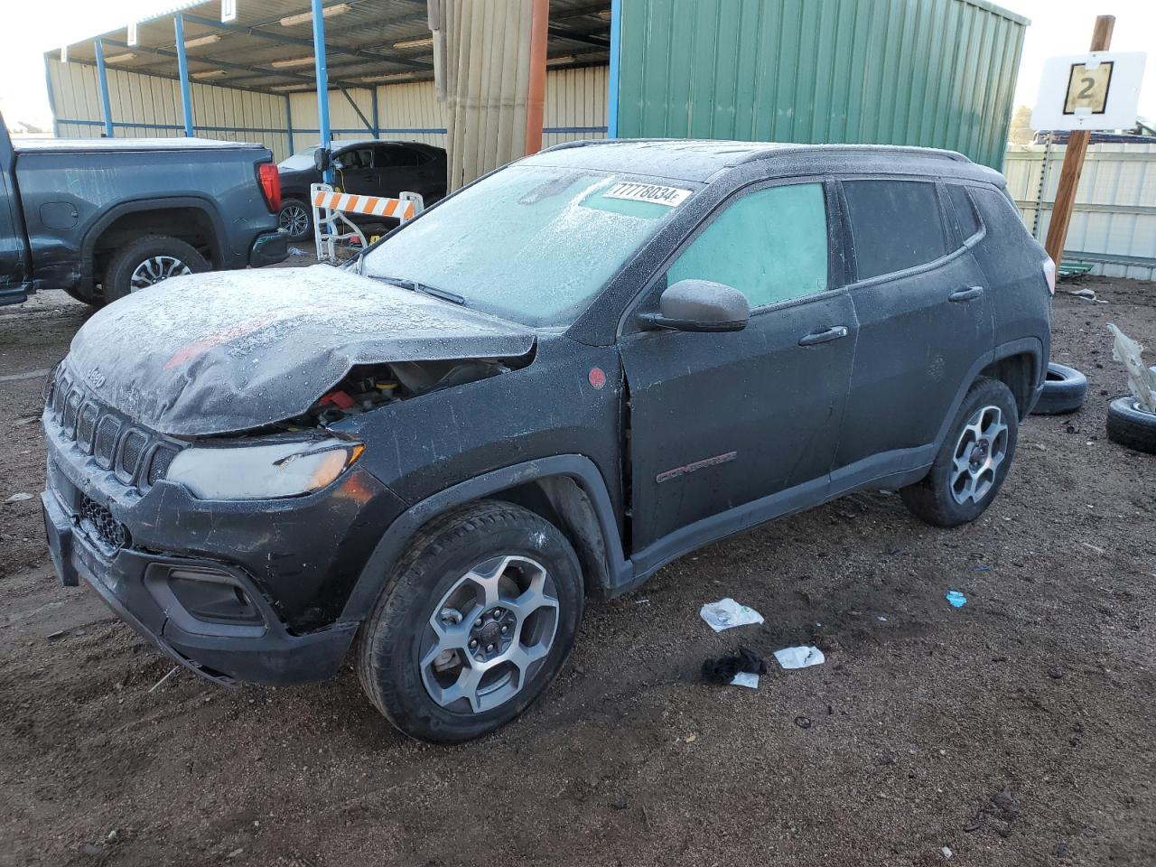 VIN 3C4NJDDB7NT130485 2022 JEEP COMPASS no.1