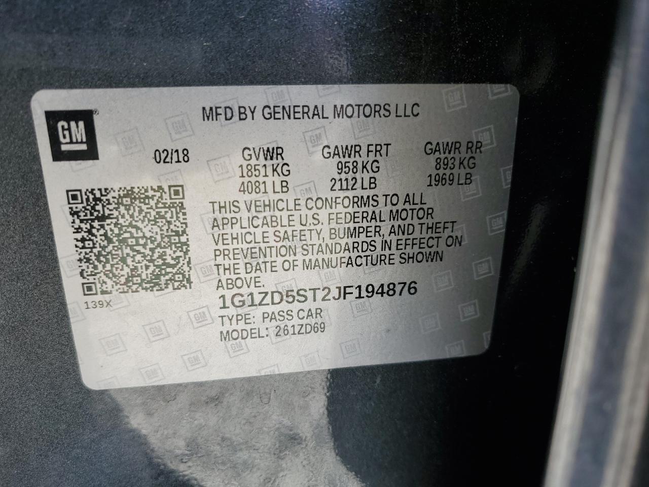 2018 Chevrolet Malibu - Image 14