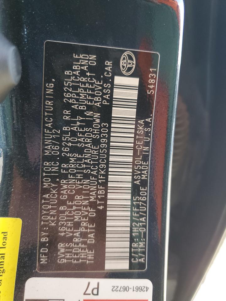 2012 Toyota Camry - Image 13