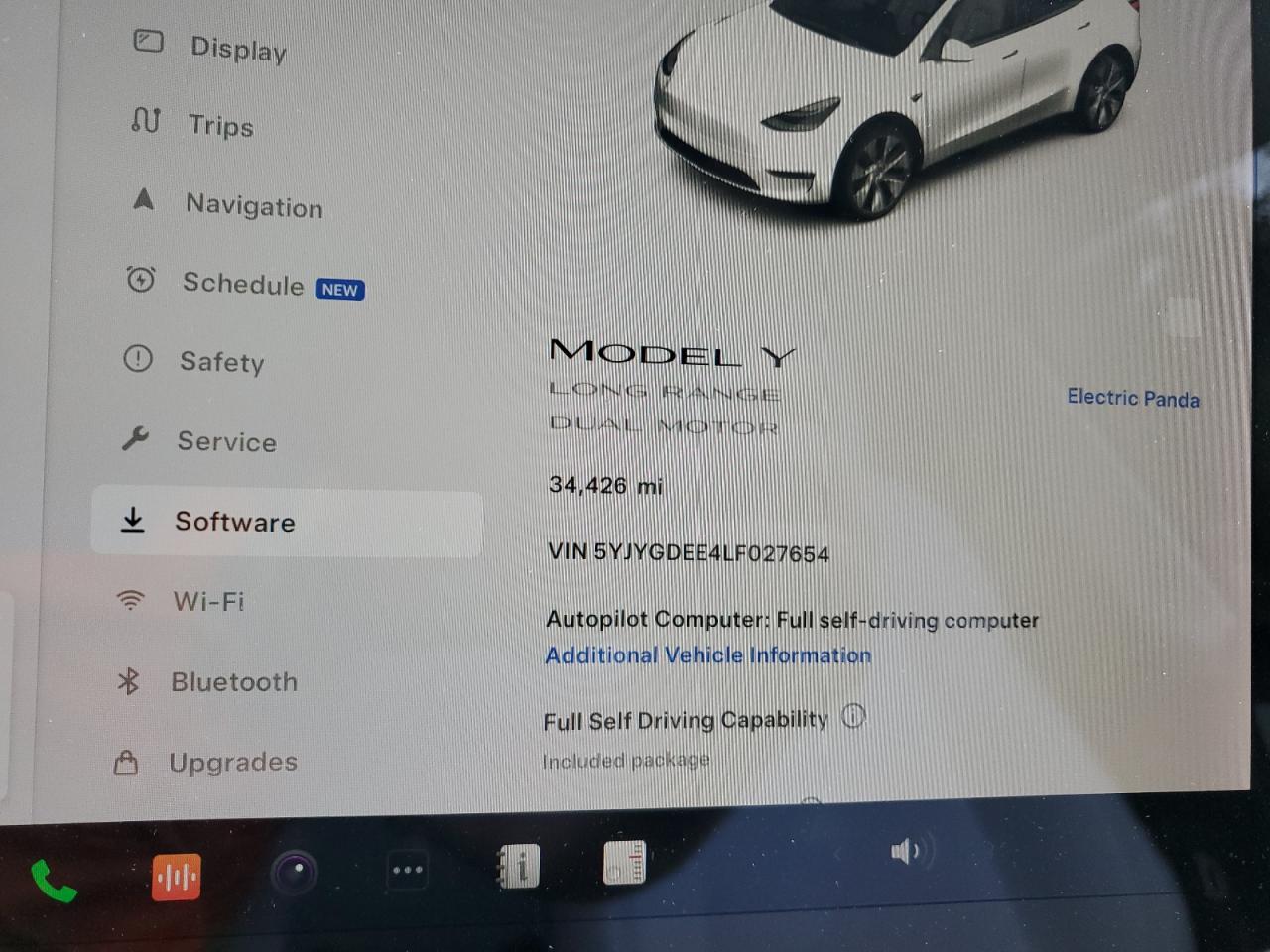 5YJYGDEE4LF027654 2020 Tesla Model Y