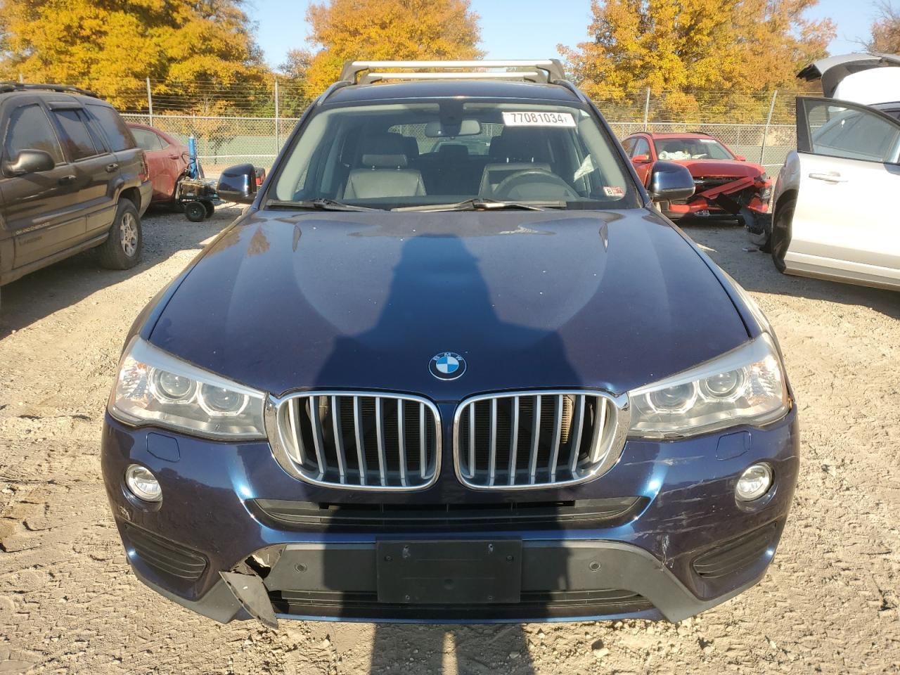 2015 BMW X3 xDrive28D VIN: 5UXWY3C56F0E96301 Lot: 77081034