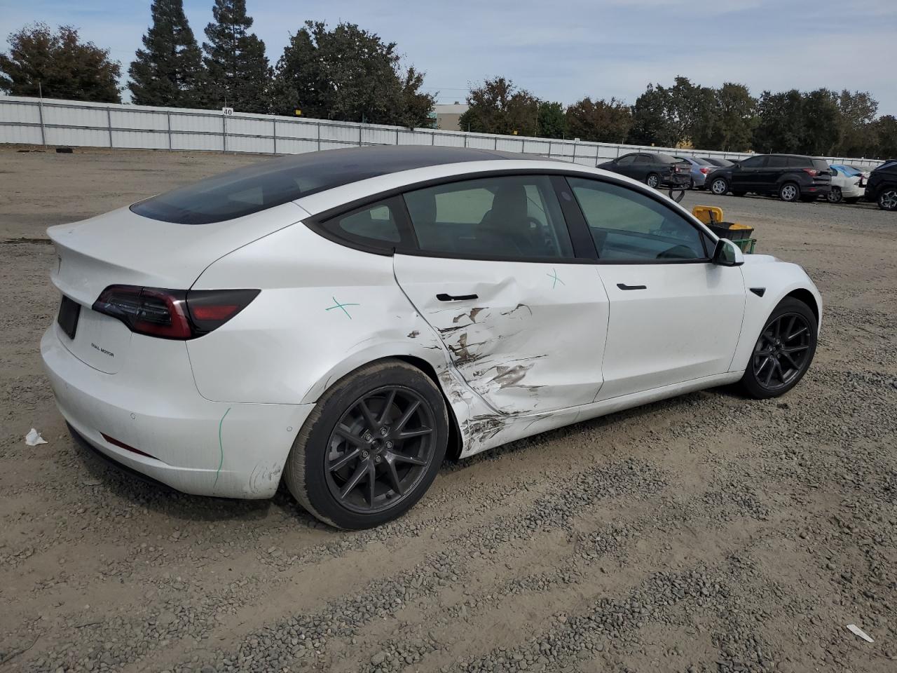 VIN 5YJ3E1EB0MF150342 2021 TESLA MODEL 3 no.3