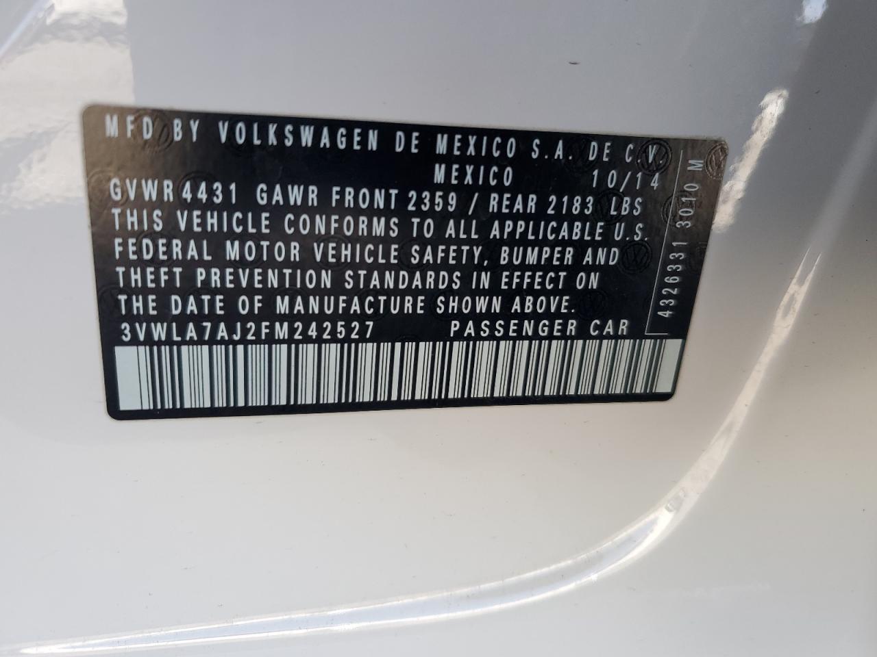 2015 Volkswagen Jetta - Image 13