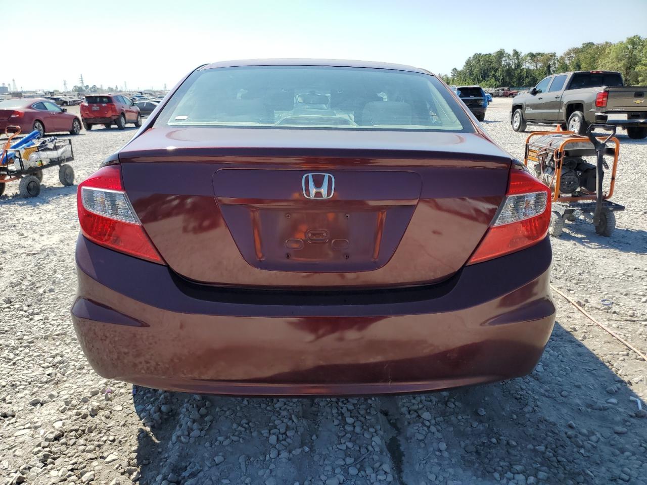 2012 Honda Civic Lx VIN: 2HGFB2F52CH600698 Lot: 75426124